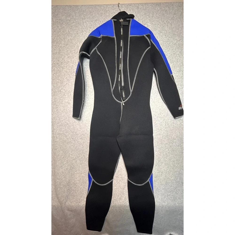 Cressi Summer Wetsuit Men S Black Blue 2.5mm Full Body Scuba Diving Gorpcore